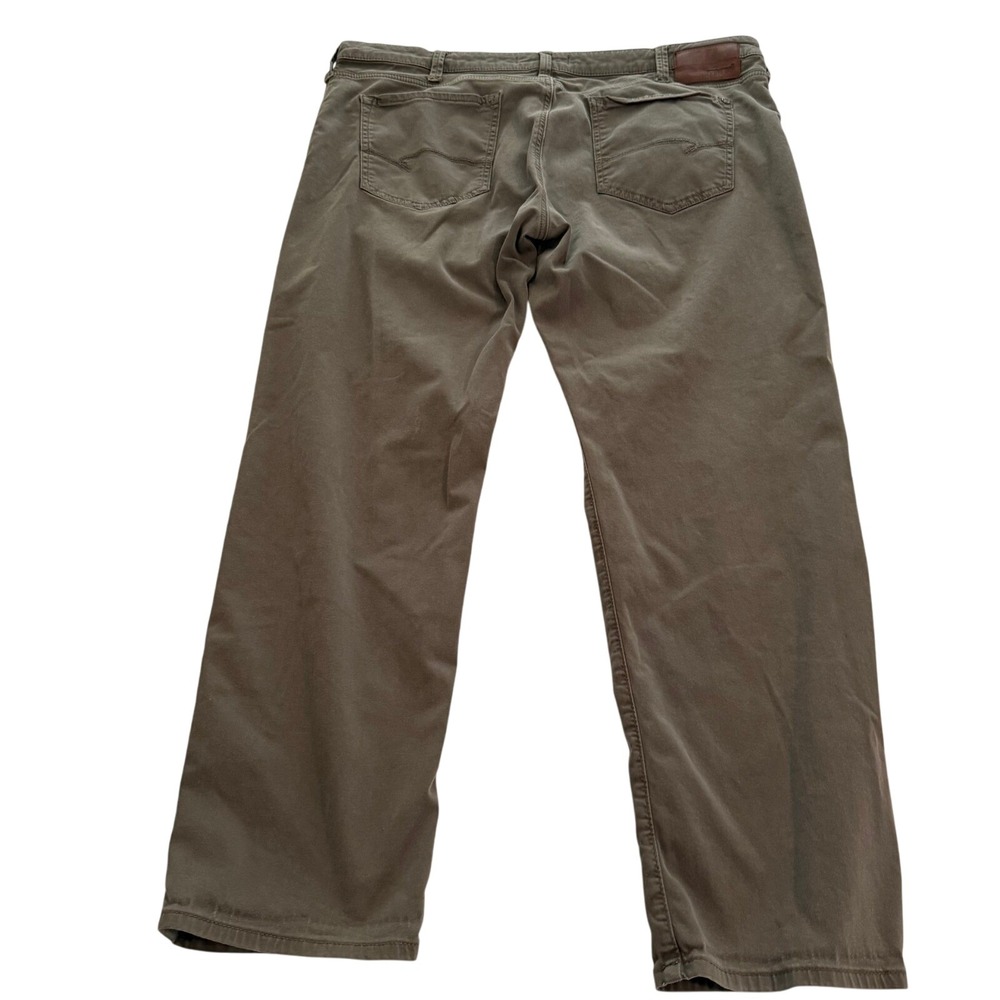 Mavi Jeans Zach Straight Leg Olive‎ Green Cotton Blend Mens Pants 42/30